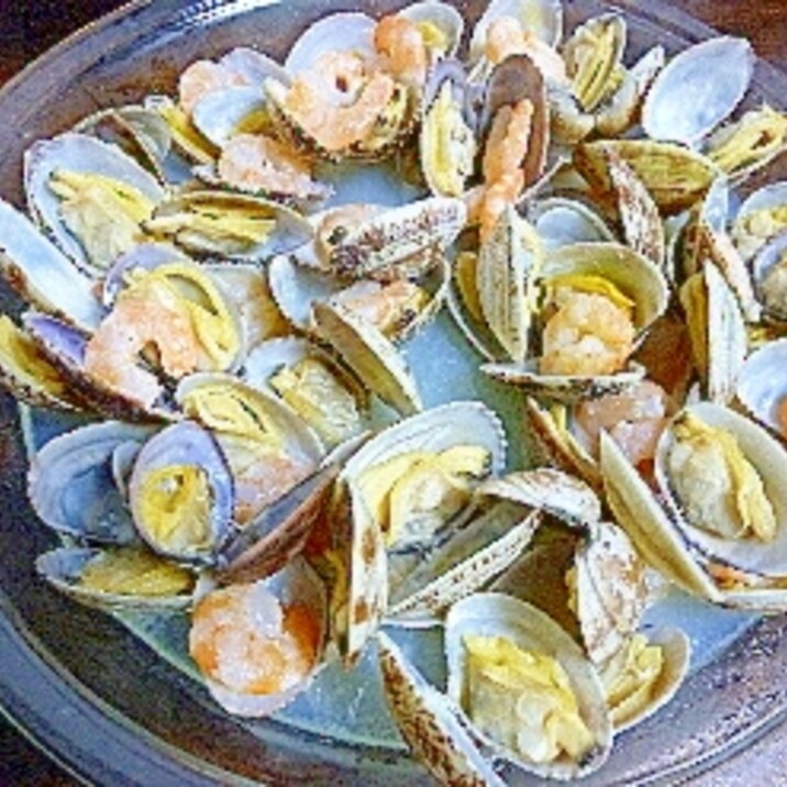 海老 アサリのバター焼き レシピ 作り方 By Mayumi 1101 楽天レシピ